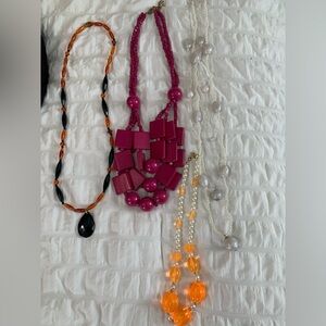Unique Multi-Color Necklace Set